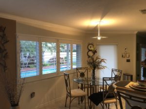 Plantation Shutters and Roller Shades installed in Miami, FL